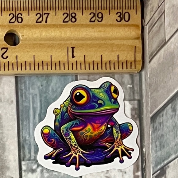 ๐10/$10๐ Psychedelic Frog Waterproof Sticker Decal - Picture 1 of 1